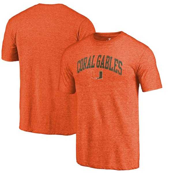 Miami Hurricanes Fanatics Branded Heathered Orange Hometown Arched City Tri Blend T-Shirt,We sell and wholesale Miami Hurricanes Fanatics Branded Heathered Orange Hometown Arched City Tri Blend T-Shirt on line form chian!
